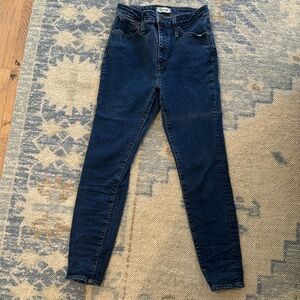 Madewell Curvy High-Rise skinny jeans size 30
